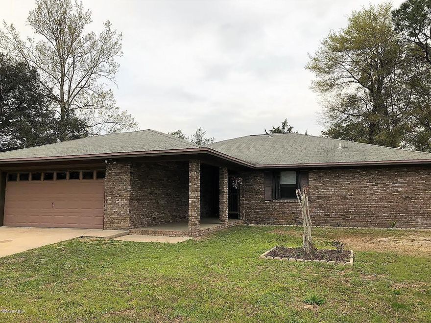 Good central area of Bay County!  3 bedroom 2 bath, all brick house at the end of a cul-de-sac. Large fenced back yard with 2 storage buildings. Double car garage, separate dining room, fireplace and built-in bookcases, cabinets/shelving. New laminate floors in the main living areas, tile in the bathrooms and kitchen, and laundry room.  lots of closet and pantry storage! Call today for an appointment to see. Agent is related to owner.