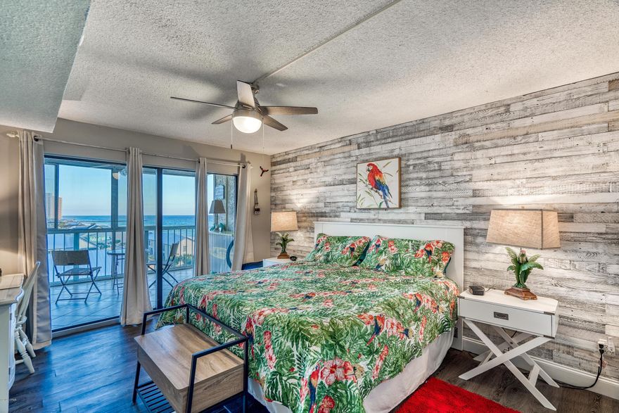 CURRENTLY UNDER CONTRACT-SELLER ACCEPTING BACK UP OFFERS. Enjoy the sights and sounds of the 'World's Most Beautiful Beaches' in this picturesque GULF FRONT UNIT at Regency Towers condo! This well-lit 3 bedroom 2 bath unit offers lovely coastal finishes with tile throughout the living area. The unit is newly furnished , freshly painted with all new mattresses and new appliances. There are 3 owner closets- plenty of storage. The AC Unit and water heater are all fairly new. There is new lighting/ceiling fan in living room, as well as plantation shutters on the windows. Easily access the glass enclosed balcony with lovely Gulf View from  both the living room and master bedroom.