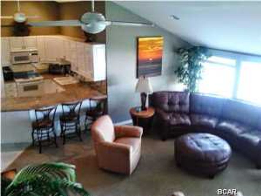 Executive suite - completely furnished with bed/bath linens and kitchen set up. 2nd floor condo overlooking Bay Point Marina. Beautiful sunset views. Gated golf course community. Work hard . . . . come home to RELAX as if on vacation. 1 year lease required.