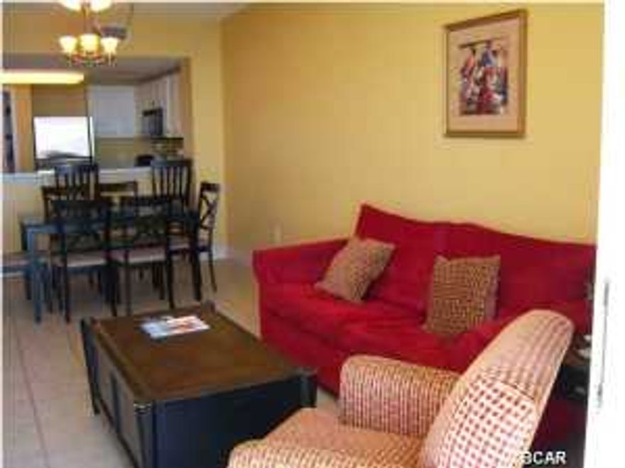 Nicely furnished, 3 bedroom 2 bath and very well maintained. Highly desired Tower 1, and the 11th floor is perfect! Not too high and not too low, with the best views offered with absolutely beautiful views of the Gulf and pristine beaches. Gulf Front master bedroom, double vanities, separate garden tub and glass shower with private lavatory! Stainless appliances. Pier Park is nearby for all your shopping and dining desires. Includes three outdoor pools, two heated indoor pools, two kiddie pools, three hot tubs, his and hers sauna, H20 poolside grill, Visions martini bar, tennis, gigantic outdoor dining area, state-of-the-art fitness facility, community rooms, conference rooms, and 125 seat movie theater, the H20 Bar and Grill, the Majestic Market, Starbucks coffee. Turn-key, Move in