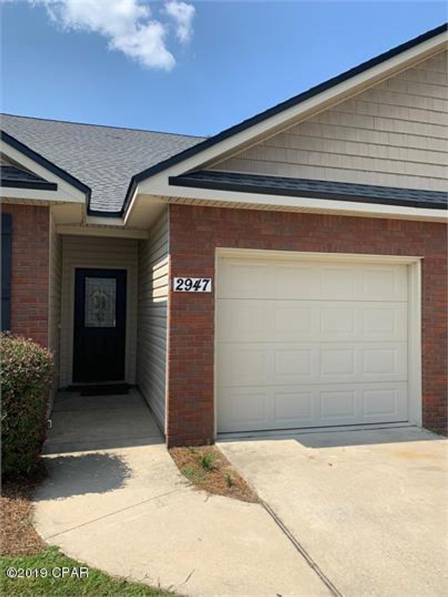 You will LOVE this great 4 bedroom townhome tucked away in a little known cul-de-sac in Lynn Haven, just off Hwy 77 behind Dairy Queen. Owner has just installed BRAND NEW CARPET THROUGHOUT! Very clean with solid surface countertops in kitchen and all baths, LOTS of storage and a garage. Yard service included. 

 To schedule your showing, please visit Http://RentalHomesPC.com and fill out a short application and our leasing agent will contact you to schedule a showing, no application fee unless you decide to rent!