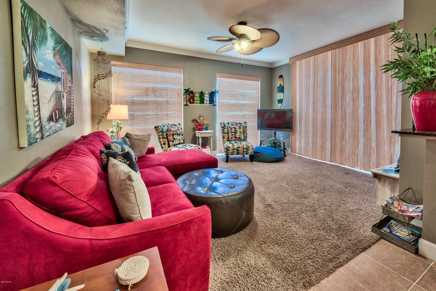 One bedroom corner units are unique to the Panama City Beach market, and rarely come available at Tidewater Beach Resort. Located on the east end of the building on a desirable low floor, this Type N unit is the only one of its kind currently available for purchase, offering one full bedroom and a bunk room. Floor-to-ceiling windows in the living room overlook one of two gulf front pools at Tidewater, the Gulf of Mexico, and pier beyond, marking the location of abundant shopping, dining and entertainment at Pier Park, just over half a mile away. A heated indoor pool, waterfront fitness center with hot tubs, steam rooms and saunas, as well as a movie theater, gulf front owner lounge, covered parking, and on site dining round out the unmatched amenities at Tidewater Beach Resort. Tidewater a