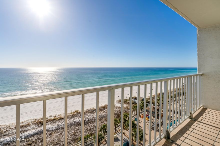 Gulf-front 10th-floor condo at The Summit in Panama City Beach. This 1-Bedroom, Two-Full-Bath beachfront unit features panoramic Gulf views, direct deeded beach access, and a private balcony overlooking the white-sand shoreline.
The Summit is a Gulf-front resort community offering two beachfront pools (one heated seasonally), two kiddie pools, indoor and outdoor hot tubs, sauna, fitness center, shuffleboard, and lighted tennis and pickleball courts. On-site conveniences include a Tiki Bar & Grill, ice cream shop, and a full-service convenience store. Open parking available.
Prime location near St. Andrews State Park, marinas, restaurants, shopping, and popular Panama City Beach attractions. Strong potential for short-term vacation rental income or personal use.
All information deemed reliable but not guaranteed; buyer to verify if important. ts central location places you near St. Andrews State Park, marinas, popular restaurants, lively entertainment, and a variety of shopping options, ensuring you're never far from the best the area has to offer.
The Summit, a gated community, provides an array of resort-style amenities to enhance your experience. Enjoy two beachfront pools, including one that is heated seasonally, along with two kiddie pools, poolside hot tubs, and an indoor sauna and hot tub for ultimate relaxation. The community features a fitness center, shuffleboard, and lighted tennis and pickleball courts for those seeking an active lifestyle. The poolside Tiki Bar & Grill offers a perfect spot to grab a bite while taking in the Gulf views, and the on-site ice cream shop and convenience store add to the ease of living here. Ample open parking ensures hassle-free access to your condo.
Don't miss the chance to own this beautiful piece of paradise and start living the Gulf-front lifestyle you've always dreamed of. This condo is a great choice for personal use or rental income. Schedule your showing today!
All information is deemed reliable but not guaranteed; buyers are advised to verify if important.