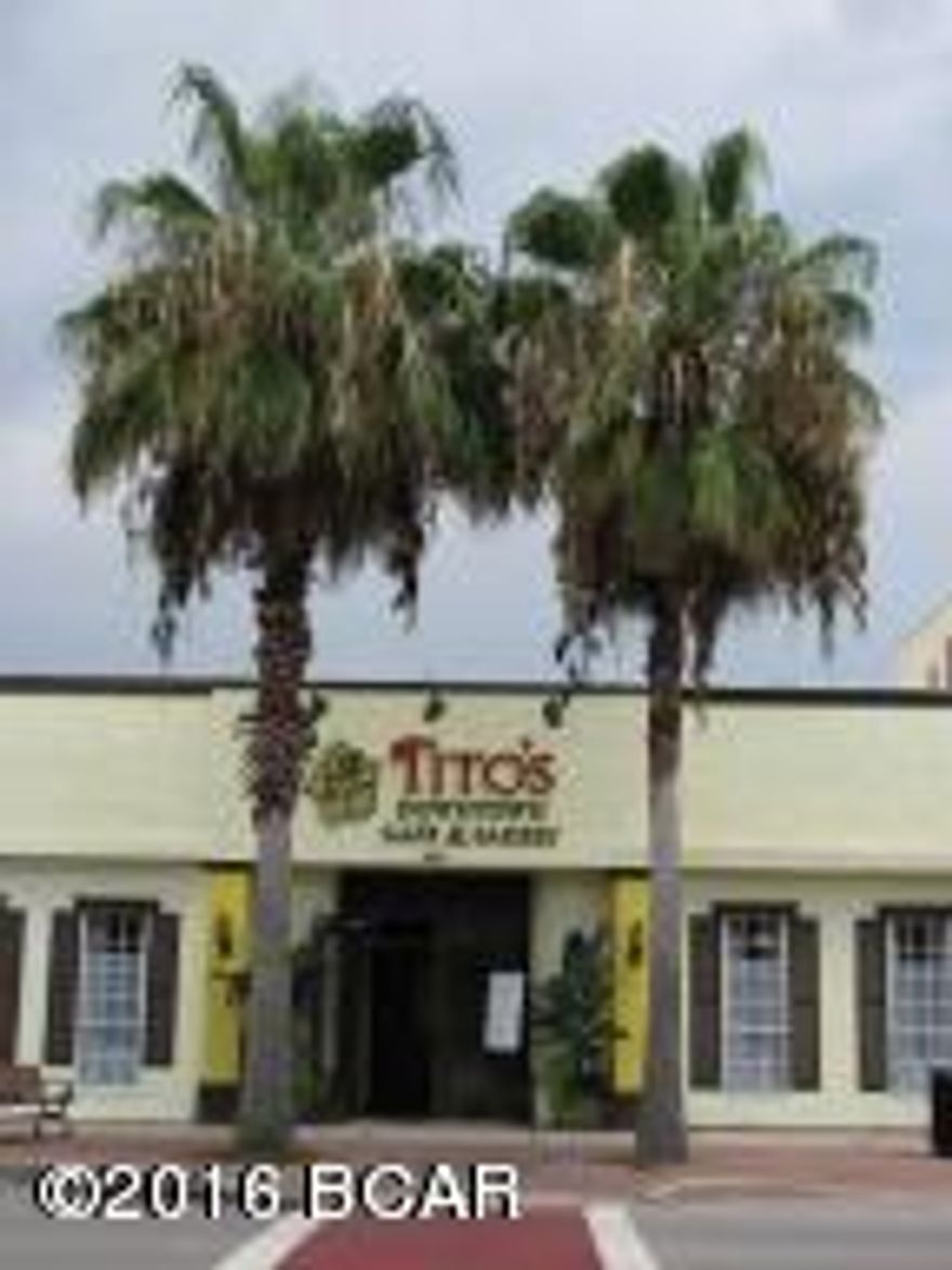 BACK ON THE MARKET! Rare opportunity to grab one of  the most recognized and successful restaurant locations in Historic Downtown Panama City. 

   A true 'Turn Key' offering, with seating up to 150, with all major equipment included. Located only one block from City Offices and a short walk to the City Marina and the new hotel being built by the St.Joe Company.

   Currently leased and operating daily, please contact listing Broker for showings and do not disturb tenant. 

Tenant will require 30 days advance notice to vacate.