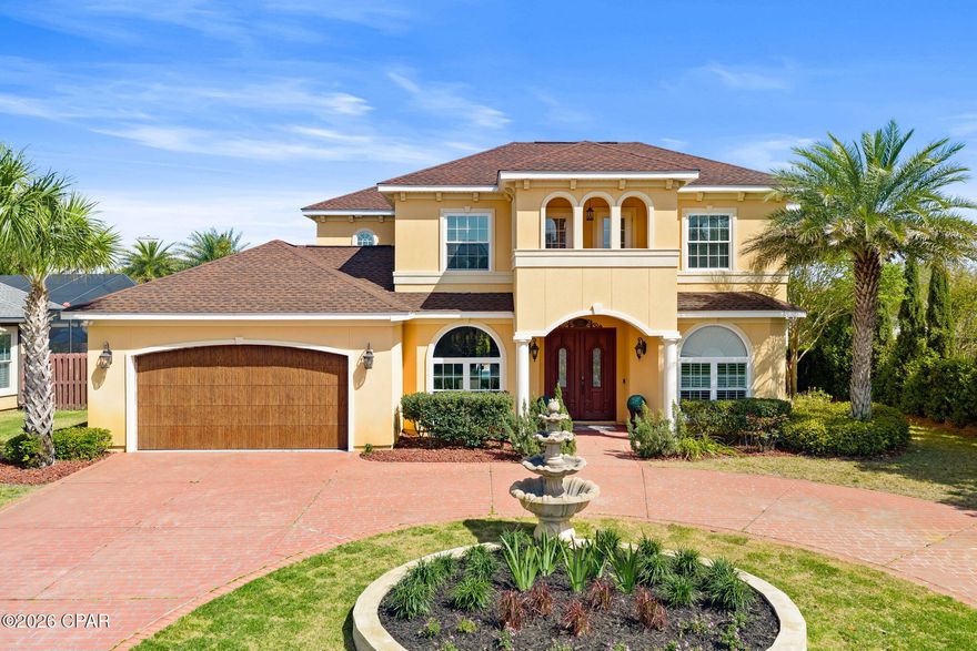 Located in the prestigious Palm Bay community, this 4 bedroom plus office, 3.5 bath residence offers over 3,100 square feet of refined living on a large private lot all within a rare no HOA zone.
Designed for both comfort and impact, the home features an open-concept layout, gas fireplace, and a chef's kitchen equipped with a ZLINE gas range. Foam insulation enhances efficiency, while thoughtful finishes carry throughout.
A brand new roof adds significant value for a 2012-built home, offering long-term peace of mind and improved insurability.
The primary suite is designed as a private retreat, highlighted by a spacious rain shower and elevated finishes.
Outdoors, a fully paved backyard creates a true resort-style setting with an in-ground pool, outdoor fireplace, and an 8+ ft privacy fence. A circular driveway, 2-car garage, tankless gas water heater, and additional storage complete the offering. Private well for irrigation, allowing for efficient and cost-effective landscape maintenance year-round.
A rare opportunity to own a well-appointed home with space, privacy, and flexibility in one of Panama City Beach's most desirable locations.