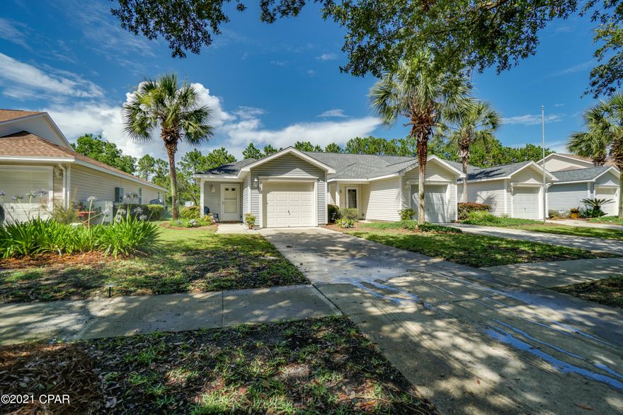 Here is your chance to own a great home in the highly desirable Palmetto Trace Subdivision located within walking distance to Pier Park and Frank Brown Park. This great 2 bedroom, 2 bath unit features a new roof (2019), New LVP flooring, New A/C inside and outside, New Washer and Dryer as well as a brand new dishwasher. This unit has been very well maintained and is move in ready. Call your Realtor TODAY to see this great property.