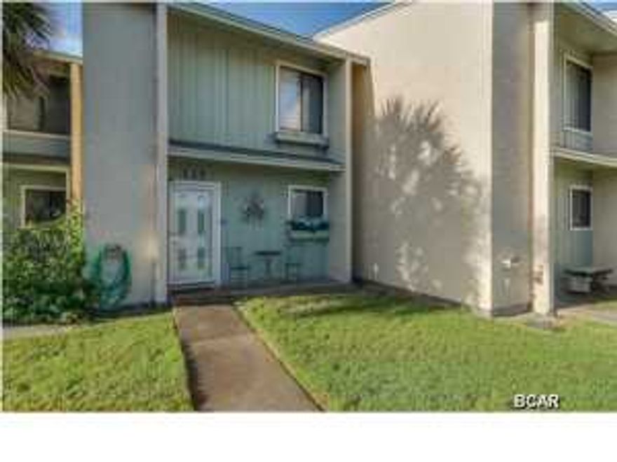 2 bedroom 2.5 bath Glassback townhouse in Gulf Highland Beach Resort remodeled in 2012. The townhouse first floor has tile floors. The Kitchen features granite counter tops, wood cabinets, stainless appliances, and updated light fixtures. Also replaced during the remodel- furniture on the first floor, carpet on the stairs and second floor, and HVAC system. This townhouse has an inviting back patio that overlooks a pool, mini golf, shuffleboard , playground, and picnic areas. Gulf Highlands is a pet friendly resort with 11 pools (5 heated one beach side with a club house ), 4 tennis courts (2 lighted), 18 hole mini-golf course, picnic areas, small fitness center, and community room with free wifi. Gulf Highlands is a clean well maintained gated community centrally located near shopping