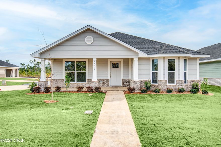 CAN ACCOMMODATE A QUICK CLOSE! Our 2101 floor plan offers 3 bedrooms, 2 baths. The price includes granite countertops, CoreTec Pro Plus flooring, a sprinkler system, and a rear-load two car attached garage. Come Experience The Difference with Adams Homes! Seller pays closing costs when using one of our preferred lenders. Enjoy Florida's great outdoors by calling this peaceful waterfront community home. From kayaking and fishing, to boating East Bay can accommodate it all. With beautiful intracoastal views this community is just 20 minutes from Tyndall AFB, 37 minutes to Mexico Beach, or a short boat ride to Shell Island.