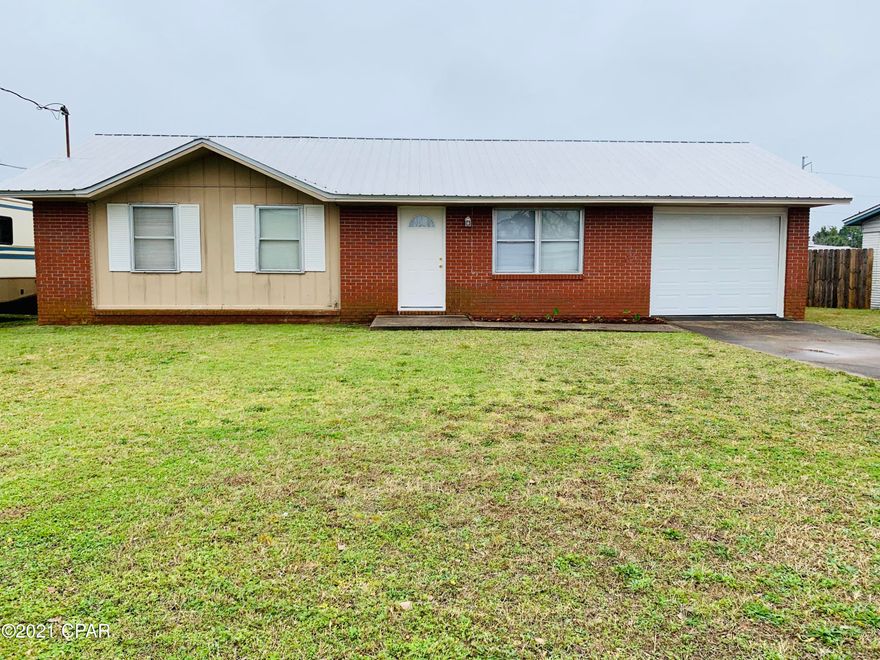 Wonderful starter home or investment property, this 3 bedroom 1.5 bath brick front home is conveniently located in central Panama City minutes from Gulf Coast State College and just 7 miles from Navy Base.  New LVP flooring, a metal roof, and huge back yard area.  HVAC was replaced in 2016.

Survey and elevation certificate available. Private financing available with terms.  Make your appointment to see this home today!