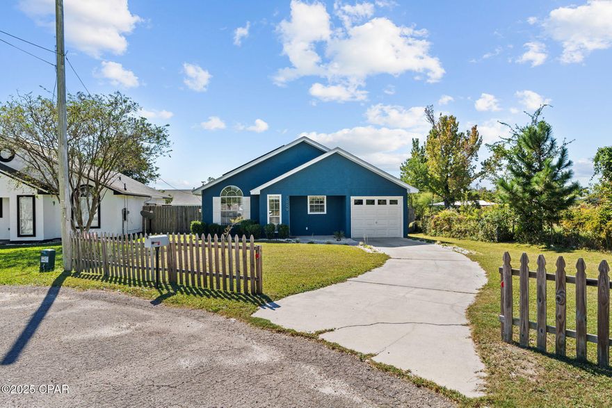 BACK ON MARKET.... No fault of the seller, buyer financing fell through.  Inspections, repairs, title work, survey, etc. are all completed. Solar panels paid off. 

 Welcome to 7009 Fox Court - a beautifully maintained and recently updated home tucked away at the end of a quiet cul-de-sac!
This charming residence offers peace, privacy, and modern comfort in a convenient Panama City location. From the moment you arrive, you'll appreciate the meticulous care and thoughtful upgrades throughout.

The entire interior and exterior have been freshly painted in recent years, giving the home a crisp, move-in-ready appeal. Exterior improvements include new fascia and soffit, ensuring years of worry-free living. Inside, you'll find a completely renovated kitchen featuring brand-new cabinetry, countertops, sink, and appliances - the perfect space to cook and entertain.

The living areas and hallways boast new LVP flooring, complemented by updated light fixtures that give the home a bright, modern feel. Energy efficiency is another standout feature - the paid-off solar panels keep the electric bill consistently under $100 per month. 

Additional highlights include a washer and dryer that convey with the home, ample storage, and a spacious yard ideal for outdoor enjoyment.

Whether you're a first-time buyer, downsizing, or looking for a low-maintenance home in a great location, 7009 Fox Court checks all the boxes.

Schedule your private showing today and see why this home stands out from the rest!