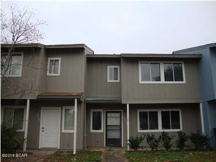 THIS SPACIOUS 3/2 1/2 BATH TOWNHOUSE IS CENTRALLY LOCATED. SPACIOUS GREAT ROOM, DINING AREA AND A FULLY EQUIPPED KITCHEN. HALF BATH LOCATED ON THE FIRST FLOOR AND MASTER BEDROOM AND BATH, TWO GUEST BEDROOMS AND A FULL BATH LOCATED ON THE SECOND FLOOR. FENCED BACKYARD. LAUNDRY ROOM AND A COVERED BACK PATIO. LARGE FENCED BACKYARD.



All property sizes and ages are approximate, please measure and/or verify if important. 

School assignments are subject to change, please check with Bay County for most accurate information.

Pets NOT Allowed!

Deposit is the same as the rent.