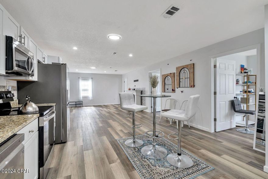 'CURRENTLY UNDER CONTRACT, SELLER WILL CONSIDER BACKUP OFFERS'

Welcome to this charming and fully remodeled 3 bedroom two bathroom home in beautiful Bay County, FL. Easy to show needs only 2-3- hour notice . This home is move in ready and has a spacious living area, attention to detail updates, along with new appliances and countertops. It really is a must see and has a large backyard with a privacy fence for outdoor entertaining.

Located close to Tyndall Air Force Base, shopping and local schools and parks do not miss your opportunity to own a piece of history with all the comforts of modern living.

Cat is in home and tends to hide. Please do not leave doors open so they do not get out.