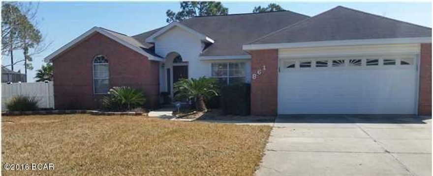 Home in Plantation Point that has an incredible view of East Bay. Home includes a large great room with fireplace, built in Bose sound system, large dining room, split floor plan, eat in kitchen, stainless steel appliances, hard counter tops all through the home, large laundry room with storage cabinets. Master bedroom features large bath room with jacuzzi tub separate shower, double vanity. Home also features a 14x16 screened porch with a 23x16 adjoining deck and sprinkler system.