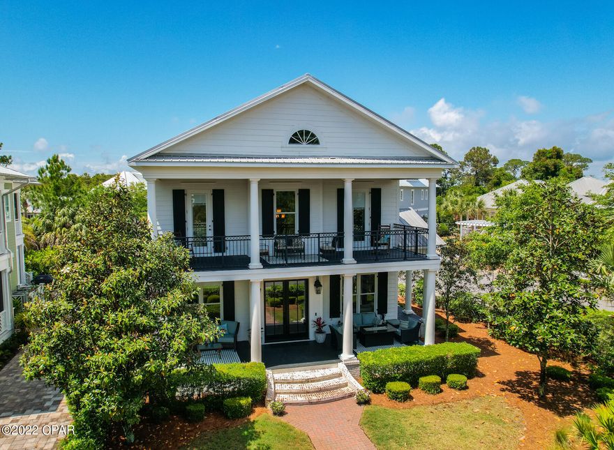 Stunning, custom built home in the gated community of Carillon Beach, This Beautifully maintained home offers 5 bed rooms 3.5 bathrooms, an office, 2nd living space up stairs as well as a bonus room. Very spacious floor plan, with two car garage that has a plug in for your electric vehicle, Kitchen has stainless steel appliances, granite counter tops, & custom cabinets. Home has Rinnai Flash Gas HW, Anderson Windows, Spray Foam Insulation and Radiant Barrier under metal roof, Carillon Beach offers 24 hour security gate and guard, on site management,  3 pools, playground, tennis courts, beach access. Don't delay, This is one that will not last long.