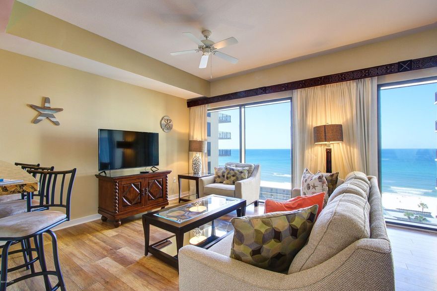 Gulfview, luxury, and quality at the best price in PCB! The largest and most popular one bedroom floor plan in Origin has an extra wide, postcard perfect view of the Gulf and pool. Superior design features include a huge Master bedroom with balcony access and a walk-in closet. Only 1 BR with 1 1/2 baths, and an additional double closet in the hall. Upgrades include new wide plank laminate flooring, new flatscreen TV's, new barstools, new bedding, and all new living room furniture. Offered turn key and ready to use as a primary or second home, or an excellent rental investment. Origin is beautiful...the only Panama City Beach condo with hotel design and interior corridors, mahogany entry doors, custom hall sconces and address plaques, pendant lighting, kitchen with breakfast bar and granite ,theater, fitness center, 4th floor amenity terrace with heated pool, Jacuzzi, and dining terraces, parking in under building garage, game room, security, onsite retail, sunrise and sunset observations on the 15th floor, and two onsite rental managers. Perfect location just one mile East of Pier Park, walking distance to Gulf World, across from Sharky's restaurant, close to Frank Brown Park, and less than 20 minutes gate to door from the airport. You won't find this luxury and quality any where else in PCB at such an affordable price!  

ALL INFORMATION CONTAINED HEREIN IS DEEMED RELIABLE, BUT NOT GUARANTEED. SUBJECT TO ERRORS, OMISSIONS, PRIOR SALE, CHANGES OR WITHDRAWALS WITHOUT NOTICE.