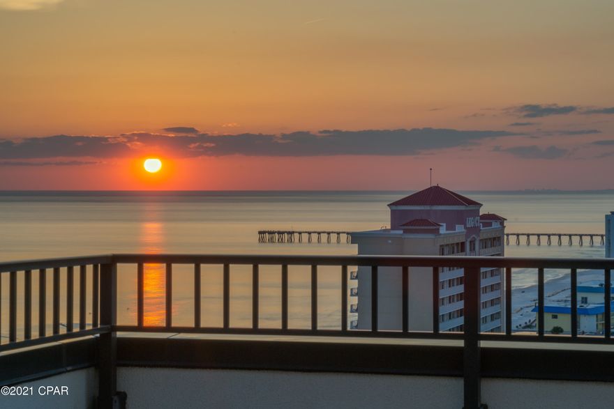Beautiful one bedroom one bath condominium located in Origin At Seahaven.  This premier property is located on the west end of Panama City Beach.  This very affordable resort condo has a view of the Gulf of Mexico, the Front Beach strip and wetland area.  All stainless steel appliances, double oven.  This unit would be perfect as a first or second home and vacation rental.