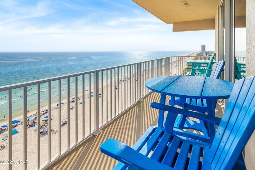 RARE WEST CORNER CONDO ON 10TH FLOOR!  2,248SF OF LIVING SPACE, 3 Beds, 3 full baths plus bunk room!  Wraparound Balcony!  SUNSET VIEWS!

Welcome to Tidewater Beach Resort #1001 in Panama City Beach, Florida. This incredible western corner condo offers THE BEST that Tidewater has to offer and one of the largest condos anywhere in the market. This condo lives large with plenty of room for the entire family or multiple families to spread out and enjoy themselves. The Gulf Front Master bedroom is enormous with a bay window and balcony access as well as a true master bathroom with double vanity, separate shower, tub and walk-in closet. Each guest bedrooom is large in size as well and offers immense versatility in sleeping configurations. The living/dining/kitchen space is sure to impress with multiple balcony access points, incredible views and one of the largest spaces you'll find. This condo also comes with a bonus bunk ROOM and a full laundry room. This is a rare offering and certainly one to consider if you are looking for the best in a west (sunset facing) corner condo on the beach.

Tidewater is located on over 600 feet of beautiful, white sand, gulf beaches. It is a first-class resort condominium with an impressive array of amenities. Two huge lagoon pools at 4200 square feet each with Tiki Bar and outdoor jacuzzis. A large gulf front fitness center with a health bar, 2 jacuzzis, sauna, and steam room. Conference center, movie/media center, heated indoor pool, seven high-speed elevators, game room, convenience store, movie theater, restaurant, and bar. Tidewater is conveniently located within 1/3 mile to the 900 square foot PIER Park shopping village (over 100 retailers). Great shopping, great restaurants, and a 16 screen Cinema complex.