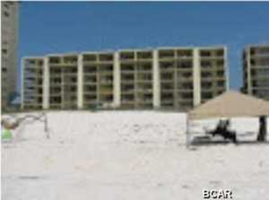 Brightly decorated Gulf front condo! Exception price! One bedroom condo with two full baths. 1st floor unit overlooking pool and beach. Beautiful views from balcony. Owners MAY have pets! Private owners' lounge. Covered portico in front of building. Swimming pool and tennis courts on-site. Information deemed accurate however not guaranteed; buyer to verify all. Measurements are estimated.