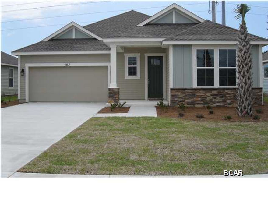 This home has an Amberjack I Floor Plan with a Craftsman Elevation.

Beautiful new construction home being built in the new Whisper Dunes Phase 3 Subdivision.



This house is a new construction Model Home Example and not the actual house being built. A Samuel Taylor built home includes standard features such as designer carpet in main areas and bedrooms, 8 ft. 2 panel craftsman interior door package, brushed nickel fixtures and faucets throughout, insulated (R19) interior common walls and insulated (R38) ceilings, and durable Sherwin Williams premium interior wall paint. Kitchen features stainless steel appliance package (range, dishwasher, & microwave) and oversized 36" wood cabinetry with crown molding, and granite counter tops. Full bathrooms include raised vanity heights, large tile flooring in bathrooms and laundry rooms, 2 x 6 Exterior Wall Construction, and hurricane tie down rod anchor system. Exterior of home includes coastal and craftsman architecture, spacious 2 car garage, architectural roof shingles with an extended warranty, low maintenance aluminum fascia and vinyl soffits, termite treated foundation, Hardi-Plank siding with an extended warranty, and durable Sherwin Williams Loxon exterior paint. All new construction homes are backed by a 2-10 Home Buyers Warranty. Your HOA dues includes lawn maintenance for the home. The Whisper Dunes subdivision includes sidewalks, curb & gutter, a beautiful community pool and pool cabana. Whisper Dunes is a golf cart friendly community and you are within a short driving distance to our beautiful beaches, Pier Park shopping, NW FL Beaches International Airport, and the beautiful 30A South Walton area. Choose your lot, floor plan & elevation, choose your design options, and pick your paint colors! All measurements and sizes are approximate, please measure for accuracy and verify all sizes.