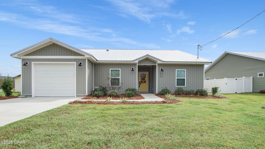 'CURRENTLY UNDER CONTRACT, SELLER WILL CONSIDER BACKUP OFFERS'   Beautiful ''Like New'' home in Lynn Haven!  Centrally located and convenient to shopping, restaurants, boat landing and more.  In a quiet neighborhood right outside the Lynn Haven Country Club.  No HOA fees!!  

Inside, you'll find an open and inviting floor plan with stunning details featuring stainless steel appliances, granite countertops, and stylish laminate flooring throughout. The master suite features a tray ceiling, an oversized walk-in closet, and a tiled shower. The large living room is open and inviting and also features a tray ceiling. 

Enjoy outdoor living at its finest with a brand-new $20K swim spa—perfect for relaxation or fitness. 

This home has it all—stunning details, style, comfort, and convenience. Don't miss your chance to see it!