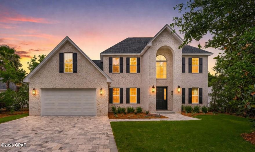 Welcome to 3500 Fox Run Blvd, a newly constructed custom home located within the gated community of Preserve on the Bay, one of Panama City Beach's most private and established residential neighborhoods. This brand-new construction home offers over 3,100 square feet and delivers a rare combination of modern design, thoughtful layout, and a quiet, non-tourist lifestyle just minutes from the beach.

Unlike many properties at this price point, this home is designed for full-time living, offering space, privacy, and functionality that is difficult to find in typical beach-area homes. The open-concept floor plan features high ceilings, abundant natural light, and a seamless flow between the kitchen, dining, and living areas, creating an ideal setting for both everyday living and entertaining. The kitchen is equipped with custom cabinetry, granite countertops, and stainless steel appliances, all centered around a large island that anchors the space.

The primary suite offers a true retreat with a spacious layout, spa-like bathroom, and a large walk-in closet. Additional bedrooms are generously sized, providing flexibility for family, guests, or a home office setup. Every detail of the home reflects the benefits of new construction, including energy efficiency, modern systems, and low maintenance living.

Situated within a gated community known for its mature landscaping and sense of privacy, this property offers a lifestyle that is increasingly hard to find in Panama City Beach. While just a short drive to the Gulf, the home is removed from the traffic, short-term rentals, and seasonal congestion, making it ideal for those seeking a quieter, more residential environment.

This is a rare opportunity to own a true primary-residence-style home in an area highly sought after for both full-time living and vacation ownership.  If you've been searching for space, privacy, and new construction without sacrificing proximity to the beach, this home deserves your attention.  

The home also includes the added peace of mind of a one-year home warranty.  All measurements are approximate; buyer to verify if important.