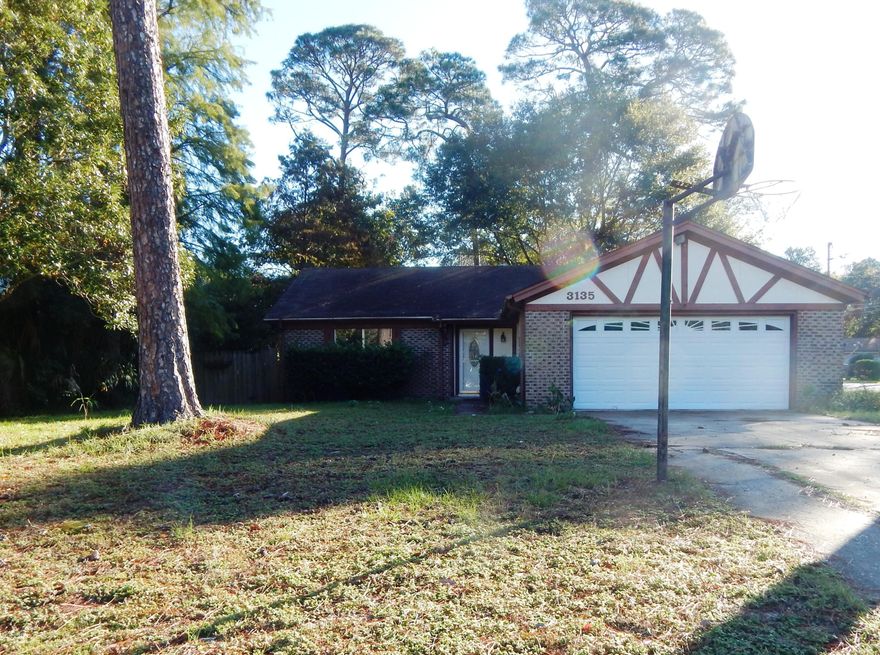 Centrally located in Forest Park. This 3 bedroom 2 bath home has 2 large living areas, kitchen with breakfast bar, large backyard and located on corner lot. Convenient to 23rd St and Hwy 390.