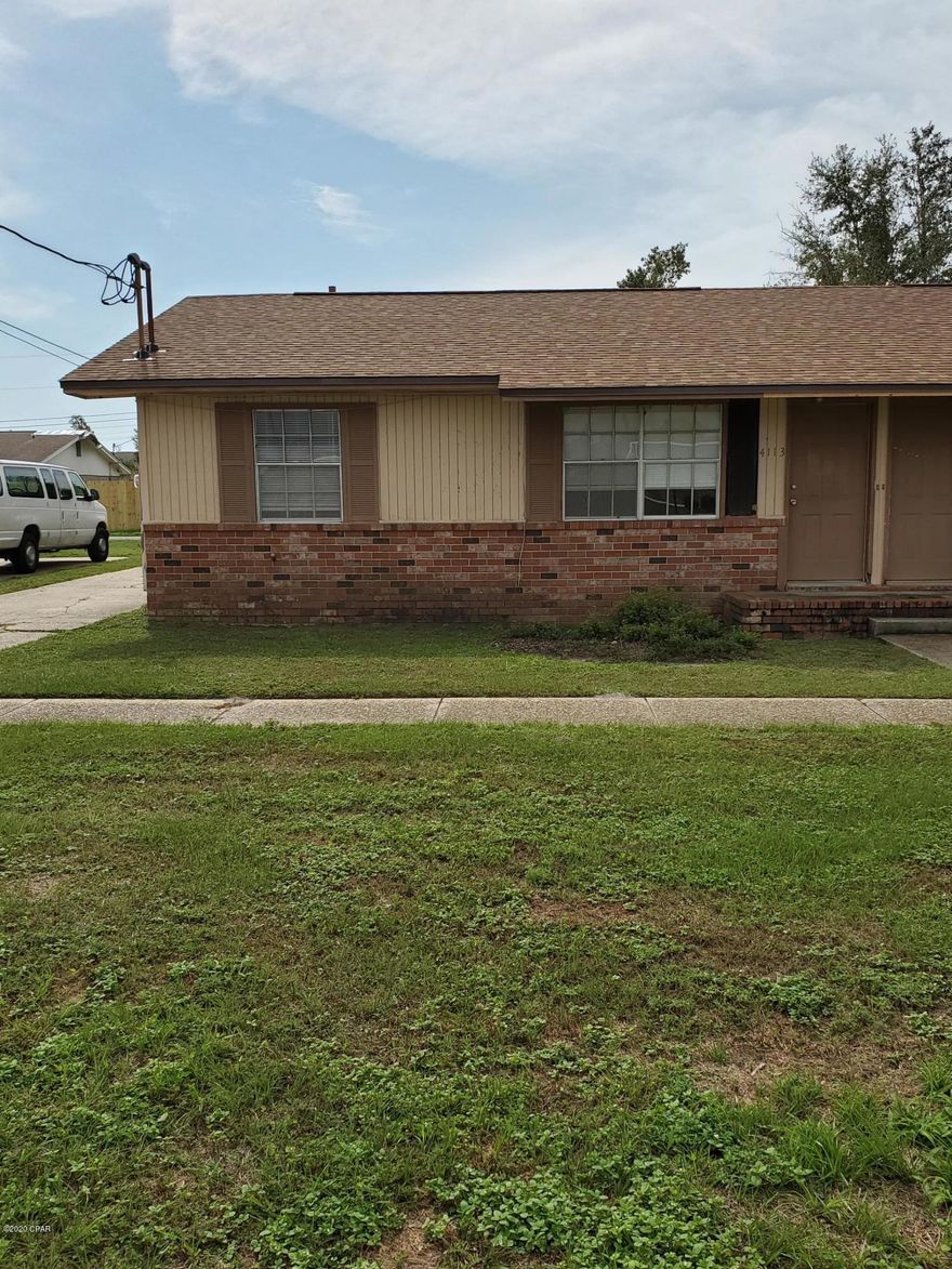 3 Bedroom 2 bath duplex off 23rd St.  Just painted, W/D hook ups, central heat and air. Close to Gulf Coast State College, FSU and the Navy Base. No pets please.