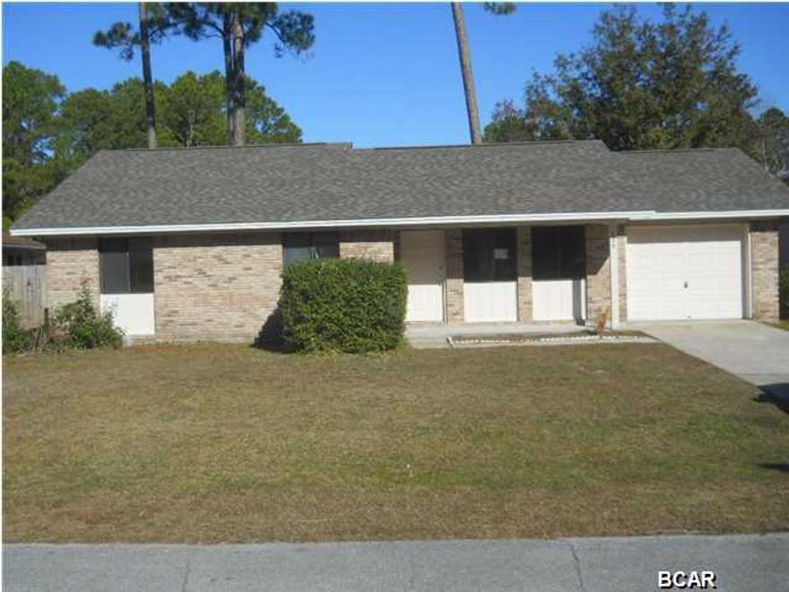 Great Location in Lynn Haven. This 3 bedroom, 2 bath ranch style home is located close to Lynn Haven shopping areas, parks and schools. Home is ready to move in and features new carpet, new roof, new interior paint and screened in porch. This is a Fannie Mae HomePath property. All information is taken from public records. If important to buyer, please verify.