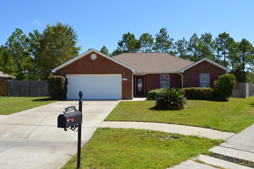 Immaculate 3 Bedroom, 2 Bath, Split Floor Plan at the End of a Cul-De-Sac is immediately available and Move-in-Ready.  Complete with Stainless Steel Appliances including a Bosch Brand Dishwasher, the Kitchen has plenty of Counter Space, Kitchen Cabinets and Room to Cook and Create!  This home is located near Tyndall AFB and NAS PC, has a nice sized Dining Room for friends and family gatherings.  With the Ample Sized Great Room, Florida Room, Handy Dining Room, Two Car Garage, Private Fenced Back Yard, Underground utilities, End of Cul-De-Sac, THIS HOME HAS IT ALL and so much more.  Anyone can see this home anytime but Serious Homebuyers beware, you just might fall in love with this home!  All information obtained from Public Records and opinions, Buyer to verify all if important. Contact a Realtor Today and put this home on your list...it's a MUST SEE and bring the Camera, you may want a Selfie!