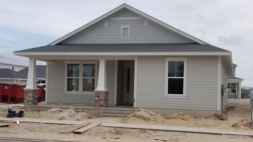 The Orchid model is a fabulous open contemporary floor plan featuring 3 bedrooms/2 baths, granite & stainless kitchen, living area off the large covered back porch and separate dining space. Nice laundry room is off the kitchen. Large master suite with tray ceiling, double sinks, walk in tiled shower, linen closet, & walk-in closet. 

Great covered porches on the front of the home and the back. Many great design possibilities for your back yard space + fences allowed. Super energy efficient & low insurance rates! Enjoy the sense of community at SweetBay with the many parks, amphitheater, resort swimming pool, basketball court, ponds, sidewalks and trail system that leads to North Bay! University Academy is a top rated K-8th grade school located within the community, as well.