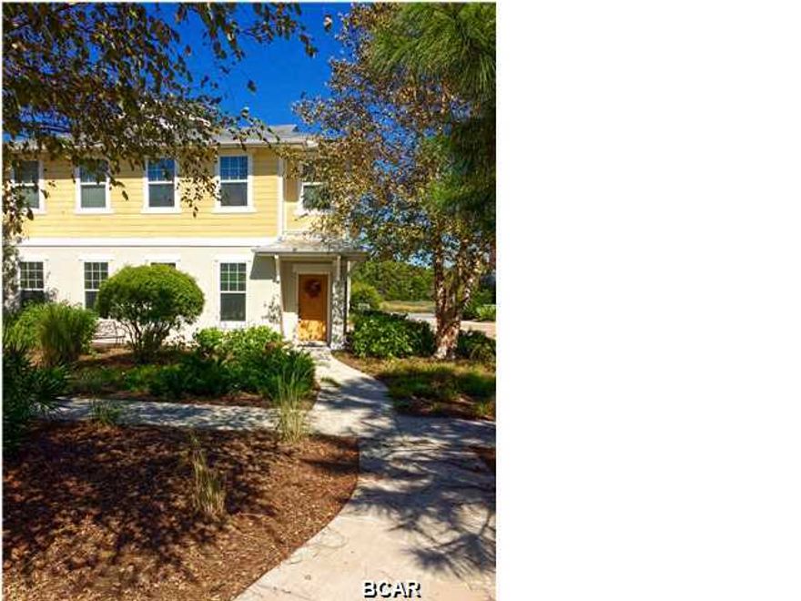 Your new home!!!! Community Amenities include: a pool and cabana, walking paths, a beautiful welcoming entrance, less than a mile to the beach and only 4 miles to Pier Park! This Santa Rosa style home villa is GOURGEOUS! This unit is only connected at the garage. The walls are seperated from the neighbors. 3 bedroom, 2.5 baths and over 2,000 sqft with a nice open floor plan. Kitchen upgrades include solid cabinets, granite and upgraded lighting. HUGE master bedroom and bathroom. Master bath features tub and separate shower, double vanity and great size walk-in closet. Outside you'll find very easy maintenance. Enclosed patio plus open deck is perfect for entertaining. This home has been very well taken care of. Like NEW! Call today for a private showing.