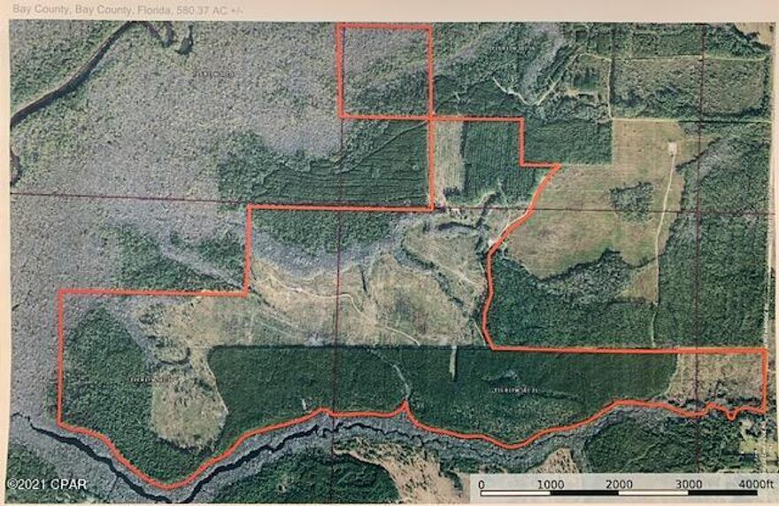 OWNER FINANCING AVAILABLE. Call broker for terms. This beautiful property is located on Otter Creek in Bay County within 15 minutes of Panama City Beach. There is tremendous wildlife, deer and turkey, etc. Otter Creek feeds into the East River, Choctawhatchee River, and Choctawhatchee Bay, and into the Gulf of Mexico. Good Timber value, timber cruise coming soon.