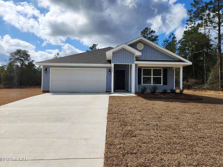 As you enter this Cali floorplan you will find traditional 8' ceilings. Engineered Vinyl Plank flooring in all common areas of the home and carpet in bedrooms. Open concept floor plan for entertaining. The kitchen has a center island, a large pantry, White Cabinets with durable granite countertops. The kitchen is equipped with Brand name stainless steal range, dishwasher and microwave. TOur homes come standard with our Smart Home package including a smart lock keyless entry, video doorbell, automated an Amazon Echo Dot device, an IQ smart touch panel which can be integrated to control your lighting, thermostat, front door and so much more. A builder 10 year structural warranty is also included.