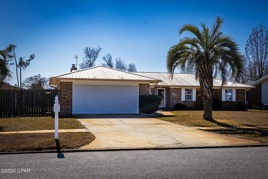 Charming Pool Home with Metal Roof, Screened Porch & Prime Location!
Welcome to this well-maintained and inviting home featuring a two-car garage, soaring beamed cathedral ceilings, and beautiful engineered wood flooring throughout the main living areas. Fresh interior paint and a cozy fireplace—convertible for wood-burning or propane—create a warm, welcoming atmosphere.
The kitchen offers a convenient breakfast bar, perfect for casual meals or entertaining. The primary suite includes a spacious walk-in closet, while the 2nd bathroom features a skylight that fills the space with natural light.
Step outside to your private backyard retreat! Enjoy the screened-in porch overlooking the pool, finished with composite decking and durable Hardie board exterior—ideal for relaxing year-round. The in-ground liner pool includes three ladders and a well-organized pump system housed in its own pump shed. An outdoor shower adds to the resort-style feel, and roof-mounted outdoor lights will remain. Pool deck furniture is available for purchase.
Additional features include:
✔ Metal roof
✔ Privacy fencing with single gates on both sides
✔ 12 x 15 shed with concrete floor and electric
✔ Underground utilities
✔ Sprinkler system
✔ A/C installed 11/7/2008
Conveniently located near shopping, restaurants, and schools, this home blends comfort, function, and lifestyle—perfect for everyday living and entertaining.
Schedule your private showing today and come see everything this wonderful property has to offer! 🏡✨