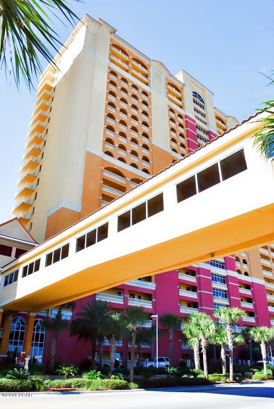 Do not miss out on the opportunity of owning this unit at the highly sought after Calypso Towers with magnificent views of the beautiful Gulf of Mexico. This 1BR/2BA with bunk area that sleeps 6 comfortably with the queen size sleeper sofa comes fully furnished with stainless steel appliances and granite countertops. Calypso is within an easy stroll to all that Pier Park has to offer as well as the Russell-Fields Pier that you can fish off of or just sit back and relax and watch the fireworks show from the comfort of your balcony. All information in this listing should be verified by all interested parties if important. SELLERS HAVE AGREED TO ALLOW A $2000 FURNITURE CREDIT! NEW WATER HEATER INSTALLED! LOWEST PRICED UNIT FOR THIS FLOOR PLAN IN CALYPSO!