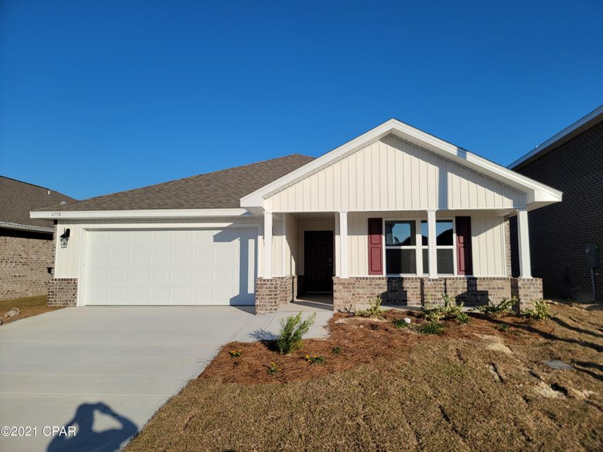 Brand new, never lived in, 4 bedroom/2 bathroom, 2100 square foot home in the Titus Park Neighborhood for rent.  It is a must see and is available now. Titus Park is near North Bay Haven Charter School and centrally located conveniently to the Beach, Tyndall Air Force Base, Panama City Naval Station, restaurants and shopping.