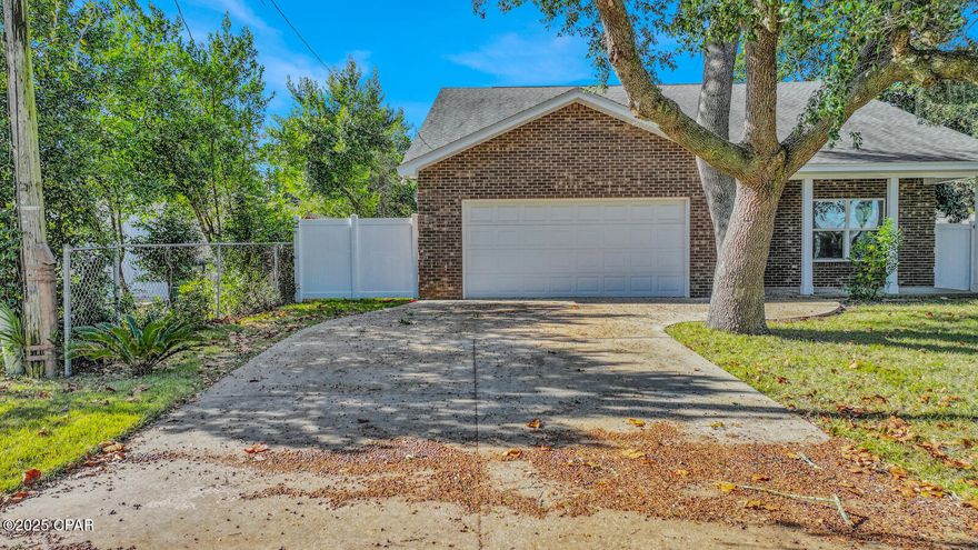 Beautifully maintained 2BR/2BA brick home located at 204 N. El Centro Blvd. in the heart of Panama City Beach. Situated in a quiet, established neighborhood, this home is just a short walk to the white sand beaches of the Gulf of America and approximately 1.6 miles from Pier Park, placing you moments from some of the best shopping, dining, and entertainment in the Florida Panhandle.

The home features 9-foot ceilings, a spacious living room, and an open layout that immediately showcases how roomy the home truly is. Durable tile and luxury vinyl plank (LVP) flooring run throughout, complemented by granite countertops in the kitchen and both bathrooms. The primary bedroom is generously sized, and the master bathroom offers ample space with a beautifully designed shower and a large walk in closet, providing comfort and functionality.

Enjoy outdoor living in the beautiful backyard, ideal for relaxing or entertaining, complete with a privacy fenced rear yard, irrigation system, and a two-car garage. This home has been immaculately maintained and was used exclusively as the owners' private vacation retreat. It has never been rented and has only been occupied by the owners, reflecting exceptional care and minimal wear.

Located just minutes from Pier Park, you'll enjoy endless shopping, great restaurants, entertainment venues, and year-round activities right at your fingertips  you'll truly never get bored. With beach access, premier retail, and dining all close by, this home delivers the ultimate Panama City Beach lifestyle.

Conveniently located near area schools including Hutchison Beach Elementary (~3.5 mi), Surfside Middle School (~2.4 mi), and Arnold High School (~4.5 mi)

Whether you're searching for a primary residence, beach retreat, or investment opportunity, this home offers space, location, and coastal charm!
  
''All measurements and square footage are approximate and should be verified by the buyer or buyer's agent. Information is deemed reliable but not guaranteed.''