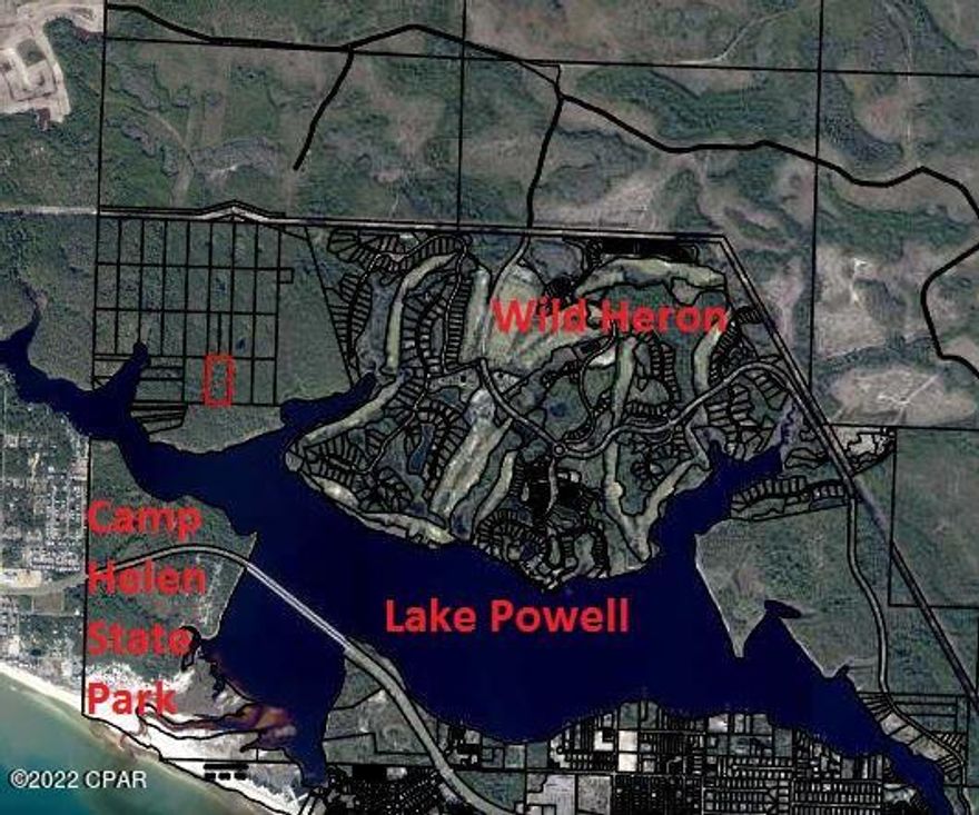 Great investment property of more than 5-acres for the future growth and development of this area.  High priced golf communities on either side of this area.