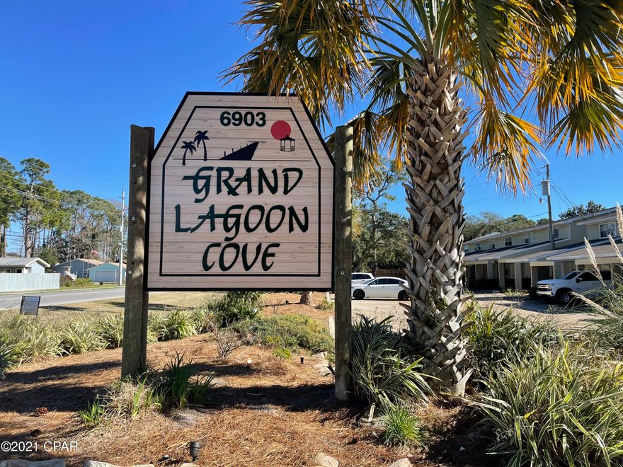 LOCATION, LOCATION, LOCATION!! See the lagoon from your living room.  1 bed, 1 bath condo on the water.