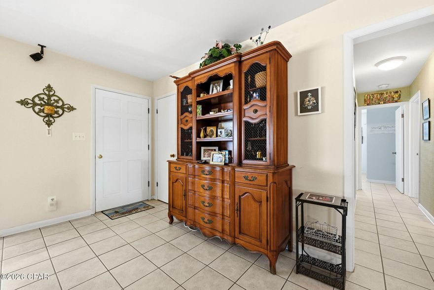 Santa Monica Beach is one of the most coveted neighborhoods in Panama City Beach for good reason, the POA owns the incredible 1,250 feet of sugar white beach in front of the neighborhood, giving residents a 4.3 acre private oasis. While other families are clamoring for beach space, the next owner of 126 Buena Vista Ave is only 350' from tranquility. Relax and listen to the waves crash on your private beach. Once you've had your fill of sun and fun on the beach, you can enjoy your charming beach home just 4 houses back from Front Beach Rd with Gulf views from the sunroom. Built in 1972 and lovingly cared for there's approximately 2,000 SF of living space with 3 bedrooms, 2 baths and 2 large entertaining spaces, the living room and sunroom in the front with views of the beach and a new family room in the back with hurricane rated windows. A huge bonus is the new roof and new septic system with drain field installed in front so the back is open for a pool. The single car garage is perfect for storing all of your beach necessities or it could be converted into an awesome bedroom with en suite. Located on the West end of Panama City Beach you're close to Pier Park and all of the amenities and in the opposite direction, the upscale shopping and dining of 30A!