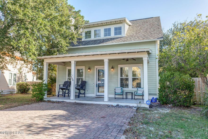 If you are looking for a top-notch construction in a family-friendly resort, you will love this gorgeous 4-bedroom, 3.5-bathroom home at Harrison's Walk, just down the street from the County Pier. This home features an additional ''flex'' space that would make a perfect office or play area, as well as a gas fireplace, a tankless water heater, a pex plumbing manifold, and a metal roof.

This home has a beautiful and spacious floor plan, with travertine and hardwood floors, crown molding, custom cabinets, and granite countertops. The master bedroom is on the main level, and the other three bedrooms are upstairs. The home also has a large, covered front porch where you can enjoy the weather and the neighborhood. The home comes with high-speed internet, cable TV, and a washer and dryer.

The Harrison's Walk community offers you a variety of amenities and facilities to make your stay enjoyable and memorable. You can relax by the large community pool, or visit the nearby attractions and restaurants. You can easily access the Pier Park, the ZooWorld, the Gulf World Marine Park, and the Shipwreck Island Waterpark. You can also sample the local cuisine at the nearby eateries, such as the Saltwater Grill, the Firefly, and the Pineapple Willy's.