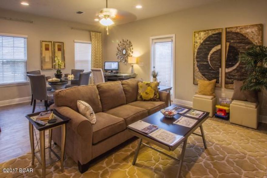 Just minutes from Pier Park, the beach, and 30A... restaurants, shopping, outdoor activities are easily assessable.  This 3 bedroom 2.5 bath townhomes offers a spacious open floor plan, with granite countertops, stainless steel appliances, and luxury vinyl floor.  The master suite has double sink granite counters and a large tiled shower.  With 9' ceilings on the main level and 8' ceilings on the second floor you are engulfed in spaciousness.  A one car garage makes this the perfect home.  All floorplans & elevations are artists renderings and are not intended to be exact representation.  All dimensions and sf measurements are approximately only

CALL ME TODAY FOR SPECIAL OFFERS