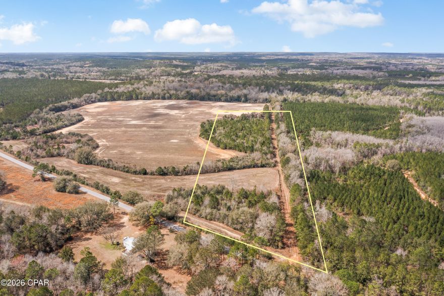 Welcome to this stunning 10+ acre parcel of land located in the beautiful countryside of the Florida Panhandle. This lot offers a great opportunity to build your dream home or invest in prime real estate. With highway frontage it is ideal for construction and easy accessibility. Don't miss your opportunity to own this gorgeous piece of property and turn your dreams into reality!