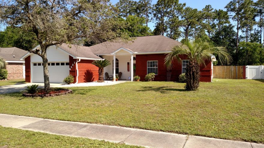 Opportunity to purchase this great home inside a safe and friendly neighborhood near Tyndall Air Force Base. Priced aggressivly for quick sale. Highway 22 West Estates is centrally located and minutes from all shopping, retail and recreational activities. Callaways premier sports complex is just around the corner and boasts playgrounds, parks, dog areas, fishing pond, covered facilities and much, much more. This home offers a Grand formal foyer with 12' ceilings, split floor plan, eat in kitchen, seperate dining room, private office/playroom with the potential for a 4th bedroom, laminate hardwood flooring and ceramic tile throughout except in the bedrooms with are carpeted. The master bedroom has a double vanity and walk in closet. The backyard is awesome fro gatherings and entertaining with a covered open air porch with ceramic tile. This home has been well maintained and is ready for you to move in and relax.