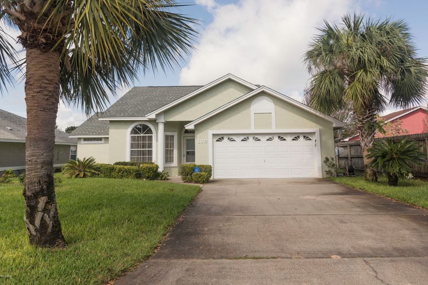 HERE IT IS!  Your new beach home with a  3/2 split floorplan in the one of a kind neighborhood of Seaclusion/Bid-A-Wee Beach within 1/2 mile to the Gulf of Mexico with dedicated beach access in a golf cart friendly neighborhood! This home boasts new roof, interior and exterior paint and water heater. The open floor plan, cathedral ceiling and many windows let in lots of natural light. There is a pantry in the kitchen, interior laundry room, extra large walk in closet in the master, shallow well for the sprinkler system and a large privacy fenced yard with plenty of room for a pool! The large patio is screened in for many pleasant evenings outdoors. Come experience the neighborly neighborhood in Seaclusion/Bid-A-Wee! Verify measurements if important.