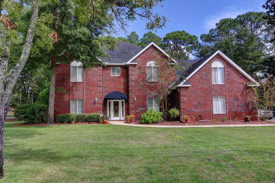 ASSUMABLE 3.25% VA MORTGAGE!!__MOTIVATED SELLERS !!!__BEST VALUE ON THE WATER!!!__LOOK AT THIS $/SF!!!__LYNN HAVEN DEEP WATER ON ANDERSON BAYOU. 4' DEPTH AT LOW TIDE!!!__LARGE DOUBLE LOT!!!__ALL BRICK 4B/3Ba.!!!__LARGE MASTER SUITE WITH A SPACIOUS SITTING AREA; MASTER BATH HAS NEW GRANITE COUNTERS, LUXURIOUS LARGE WHIRLPOOL, SEPARATE WALK-IN SHOWER; WATER CLOSET;__ONE BEDROOM WITH FULL BATH; TWO MORE BEDROOMS WITH HALL BATH. BATHS AND KITCHEN ALL HAVE NEW GRANITE COUNTERS.__SPACIOUS BREAKFAST AREA, BRIGHT FAMILY ROOM WITH WINDOW WALL ON WATER SIDE, VAULTED CEILINGS, WOOD BURNING FIREPLACE__LARGE BONUS ROOM OVER GARAGE.__ON THE WATERFRONT, THE DOCK HAS TWO LIFTS ONE COVERED AND ONE 10,000 lb CAPACITY FOR LARGER FISHING BOAT.__ALL INFORMATION IS ESTIMATED AND SHOULD BE VERIFIE