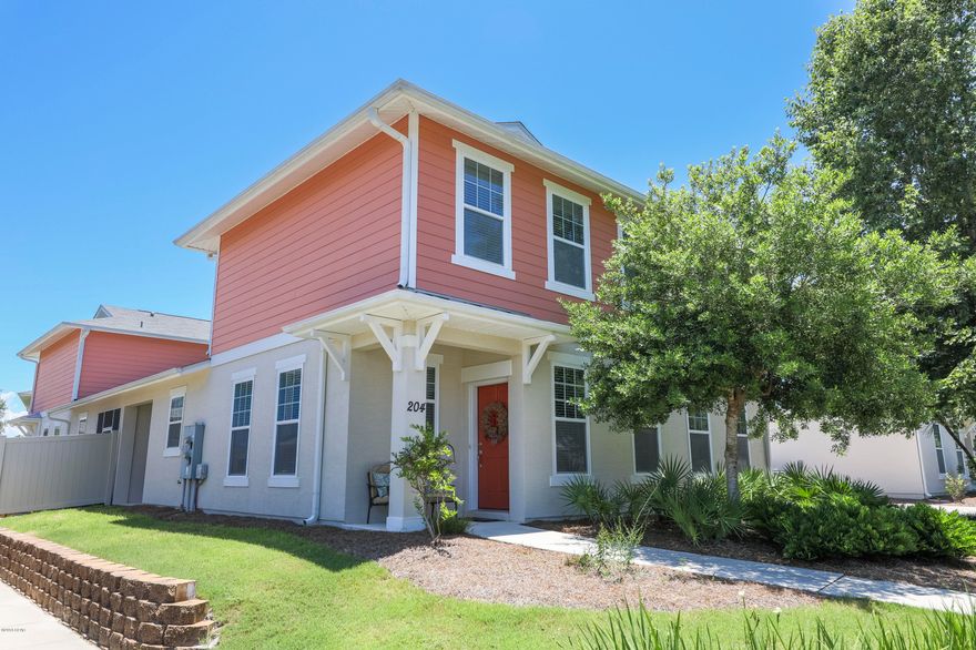 The Rosemary Villa model at Whisper Dunes was built in 2010 by an acclaimed national home builder and it is a quality-built, high-performance, e-SMART, energy efficient home. It is a 1,713 sq ft, 3-bedroom 2.5 bath, 2-story villa with a downstairs master bedroom, and a downstairs and upstairs laundry area. The first floor exterior walls are solid concrete block. All of the windows are double-paned, low-e, impact resistant windows, which provide for lower energy costs and no need for external shutters. The Whisper Dunes community is located on the west end of the beach, just 1/2 mile to the beach, 4 miles to Pier Park, 5 miles to Rosemary Beach, and 15 miles to the NW FL Beaches International Airport. This high-performance home includes a programmable thermostat, water-saving faucets and shower heads. The first floor includes a 2-car garage, a relaxing covered patio. Also on the first floor is an upgraded kitchen with granite counter tops, maple cabinets, black appliances, a large pantry, a separate dining area, an elegant living room, powder bathroom, tile floors in the kitchen and the living/dining areas, and 9' ceilings throughout. The downstairs Master bedroom features a large walk-in closet, while the master bathroom includes a second stackable washer and dryer closet and double vanities. The second floor features a large (over 250 sq ft), loft situated between 2 large bedrooms, a full bathroom, and a full laundry room. The Home Owners' Association fees are currently $506 per quarter ($169 monthly)  which include all landscaping and yard maintenance, sprinkler system with water (no secondary meter), pool and cabana maintenance, access to common areas, termite and pest control, and exterior home maintenance (paint, roof, stucco, and cement siding). This home qualifies for the following financing options: FHA, VA, and Conventional.