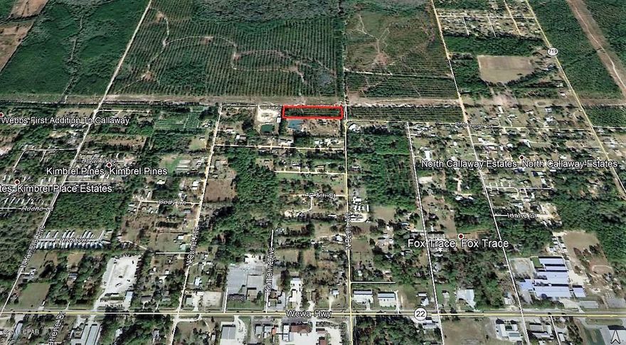 3 acre MOL tract near Callaway that would be great for a small recreational tract or campsite. In unincorporated Bay County with Ag zoning. X and AE Flood zone.
