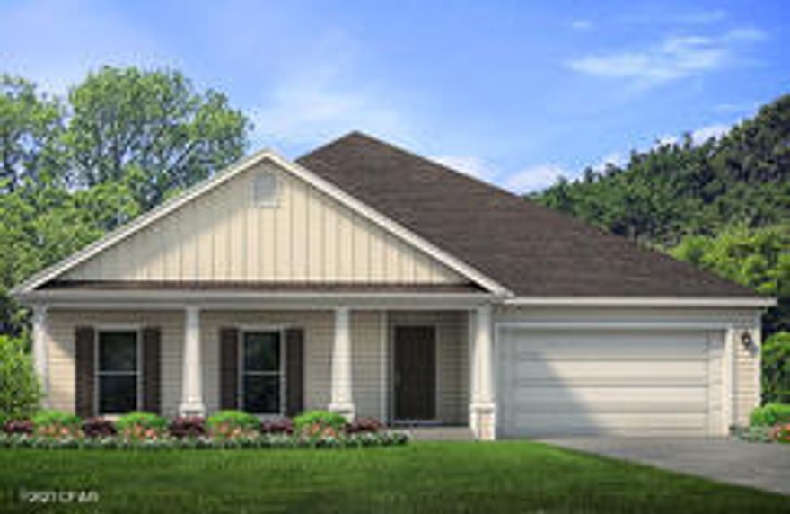 UP TO $10,000 TOWARDS CLOSING COSTS! Must have a contract executed by 09/05/2021 and close by 09/27/2021 using DHI Mortgage. Perfect for families of all sizes is the beautifully designed 4 bed, 2.5 bath, 2 car garage Victoria floorplan. Interior features of this home include luxury vinyl plank flooring throughout, with carpet in the bedrooms. Bedroom 1 has large walk-in closets, a private bath with dual sink vanities, a separate tile shower, and a large soak tub. Bridge Harbor is a great community for families of all sizes. Conveniently located near shopping, dining, Tyndall Air Force Base, and a short drive to the white-sand beaches and turquoise seas. This community is the perfect place to call home! Just in time for summer! Take a dip in this community pool which also has grills, making it perfect for enjoying an afternoon of outdoor barbeques.

Pictures may be of similar, but not necessarily of subject property, including exterior and interior colors.

This home is being constructed with the Zip Sheathing system, providing greater protection than a traditional housewrap from damages due to wind, rain, and extreme weather. 

This home comes standard with a Smart Home Technology package which includes a KwikSet keyless entry, Skybell doorbell, automated front porch lighting, an Echo Dot device, and Quolsys touch panel which can be integrated to control your lighting, thermostat, front door and so much more. A builder 10-year structural warranty is also included.