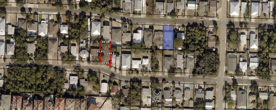 This lot is located one block from Front each Road and awaits your next beach home on Panama City Beach. Owner had plans to build a duplex on property so already has a poured slab. Beach access is just steps away along with shopping, restaurants, walking trails Etc. This home is also located real close to the Northwest Florida Beaches International Airport.